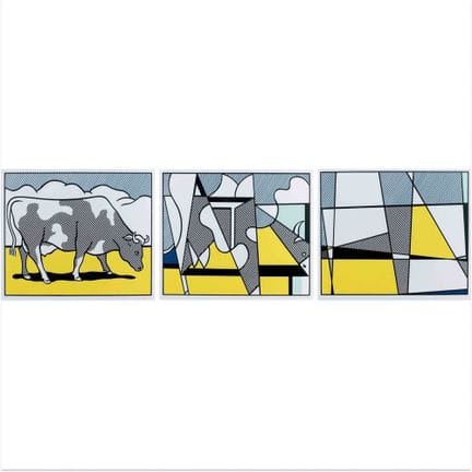 Roy Lichtenstein (nach einem Motiv von)
Cow Going 