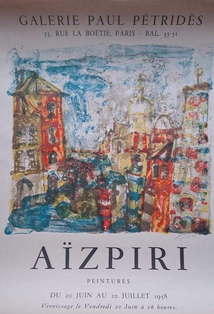 Paul Aïzpiri (1919–2016)
Paris

Lithografisches Pl