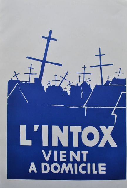 Plakat Mai 68
Die Desinformation kommt nach Hause,