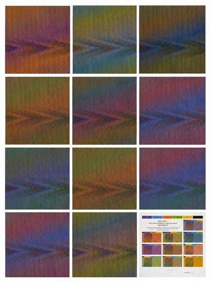 Carlos Cruz-Diez,
„Inducción cromática a doble fre