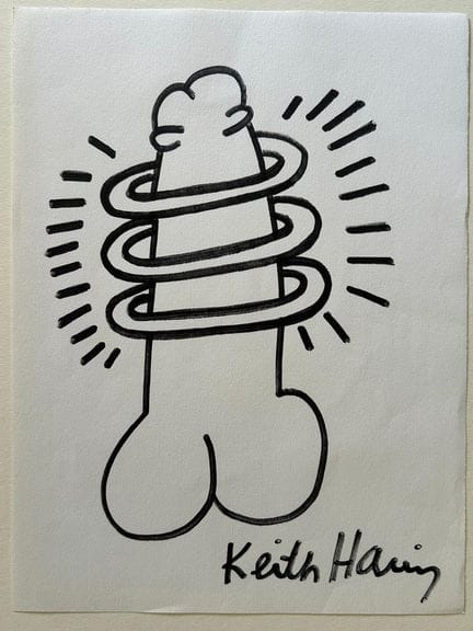 Keith Haring (zugeschrieben)
Ohne Titel, 1988

Zei