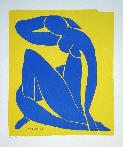 Henri Matisse (nach) (1869–1954) 
„Nu Bleu“, 1978 