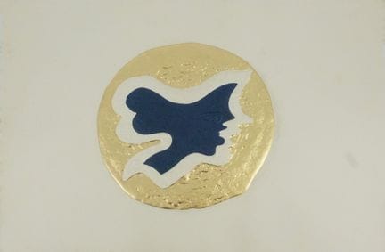 Georges Braque
Georges BRAQUE
Médaillon en bleu

G