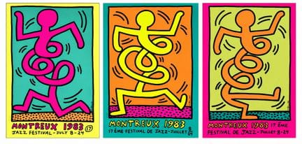 Keith Haring (1958 - 1990)
Montreux Jazz Festival,