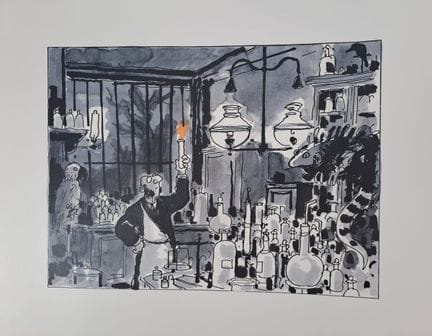 Jacques Tardi
Das Labor

Plakat gedruckt auf Fedri