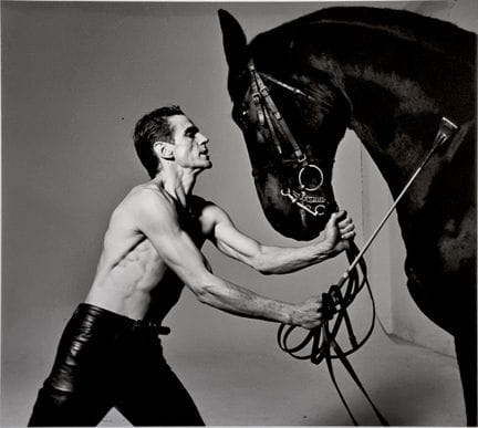 Michel Comte
Jeremy Irons with Horse, Londres, 199