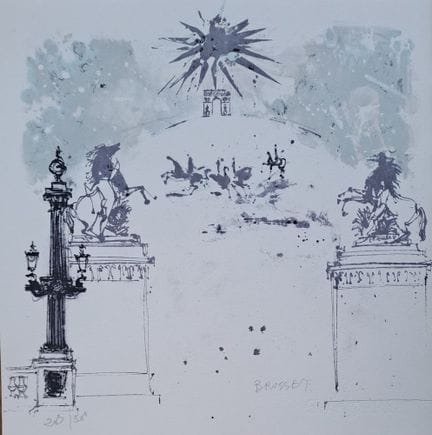 Jean-Paul Brusset (1909–1985)
Die Champs-Élysées, 