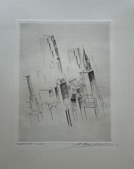 Michel Beret (1914 - 1966)
Le Rockfeller Center

G