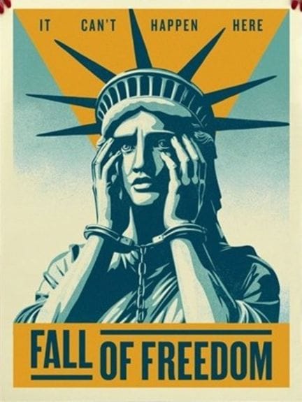 Shepard Fairey (Obey)
Fall Of Freedom (Signed)

Im