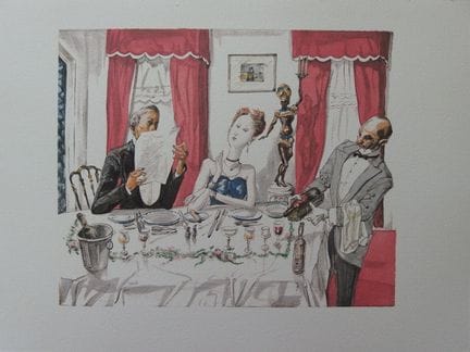 Tsuguharu Foujita
Tsuguharu FOUJITA
Dîner mondain,