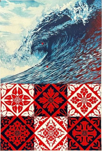Shepard Fairey (Obey)
Wave of Distress

Offsetdruc