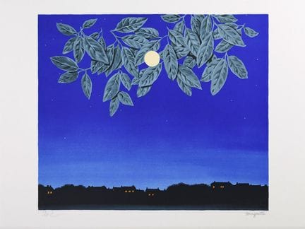 René Magritte (d'après)
La Page Blanche

Lithograp
