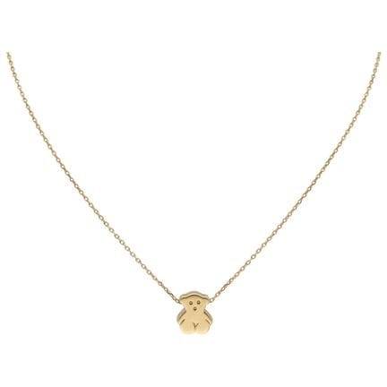 TOUS Halskette aus 18 Karat Gelbgold mit Bärenanhä