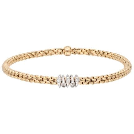 Bracciale FOPE “Flex’it Prima” in oro bicolore 18 