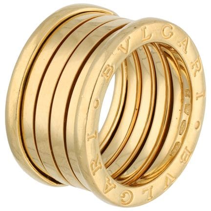 Anello Bvlgari "B.zero1" in oro giallo 18 carati
A