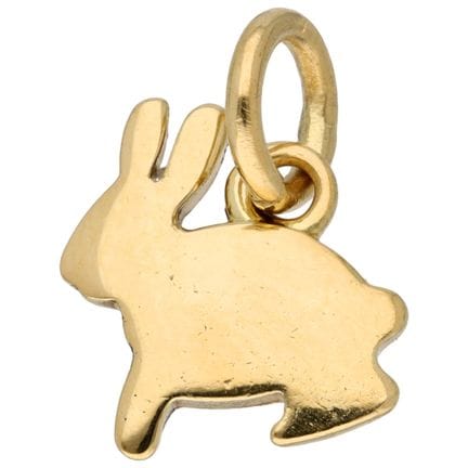 Charm « Bunny » en or jaune 18 carats de la collec