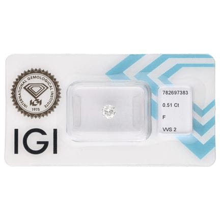 0,51 ct. IGI-zertifizierter natürlicher Diamant im