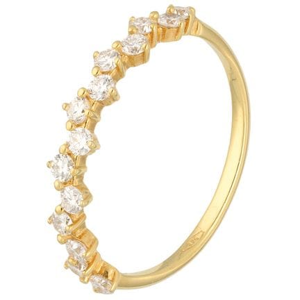 Anello in oro 9K con diamanti
Anello di colore gia