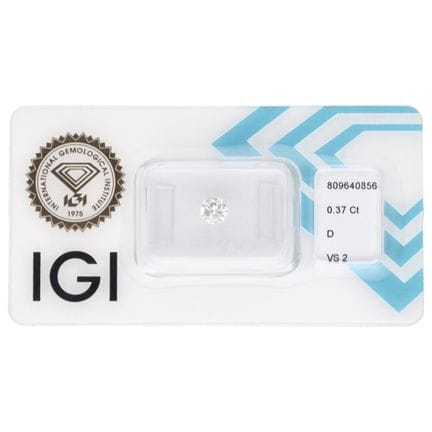 0,37 ct. IGI-zertifizierter natürlicher Diamant im