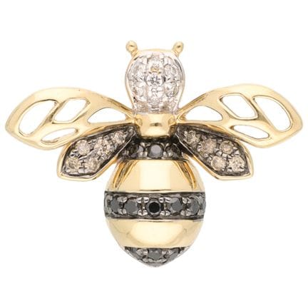 Diamond Point „Queen Bee“ – Anhänger aus 14-karäti