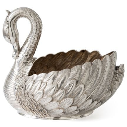Sans réserve - Jardinière en forme de cygne, Frate