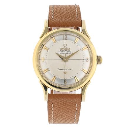 Sans réserve - Omega Constellation Dogleg Lug 14K.