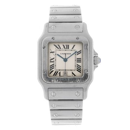 Sans réserve - Cartier Santos Galbée 1564 - Montre