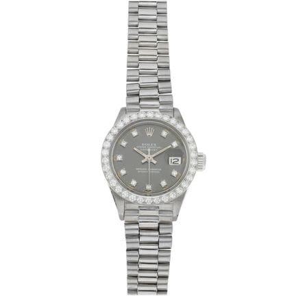 Sans réserve - Rolex Lady-Datejust 18 carats. 6913