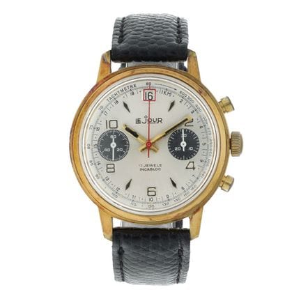 No Reserve - Le Jour Bi-Compax 1376 - Montre pour 
