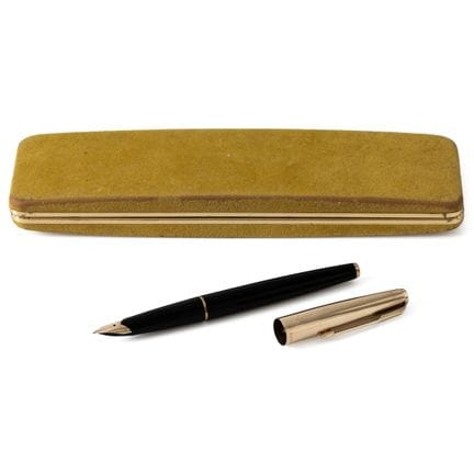 Sans réserve - Stylo plume Parker 65 - Plaqué or /