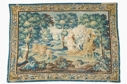 Importante tapisserie d'Aubusson représentant le t