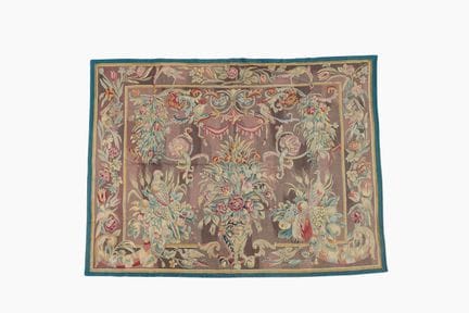 Tapisserie française représentant des perroquets e