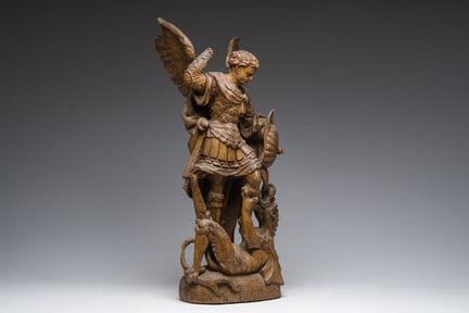 Eine bedeutende, aus Brabant stammende, geschnitzt