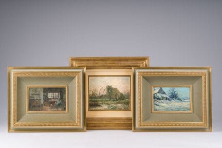 Gustaaf Van Loon (1912–1980): Zwei Landschaften &a
