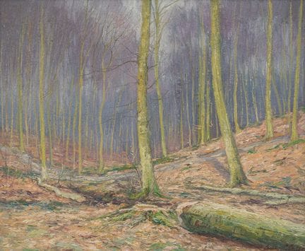 Louis Clesse (1889–1961): „Automne en forêt“, Öl a