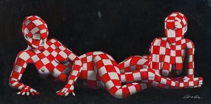 Jack Gage (1946): „Couple“, Öl auf Leinwand


Werk