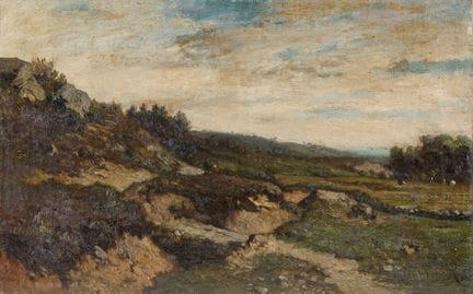 Louis Robbe (1806–1887, im Stil von): Felslandscha