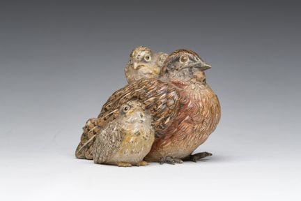 Franz Xaver Bergmann (1861-1936) : Groupe en bronz