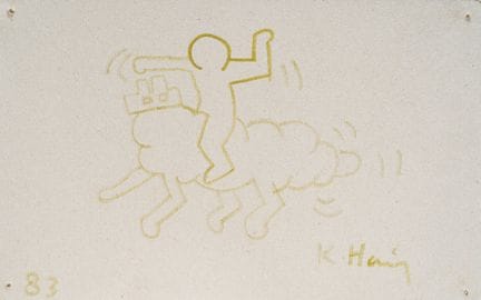 Keith Haring (1958–1990): Ohne Titel, Filzstift au