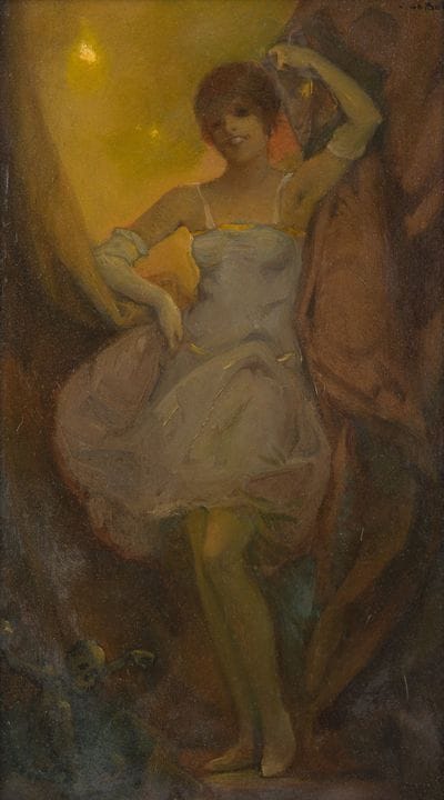 Jan Frans De Boever (1872–1949): „Commère“, Öl auf