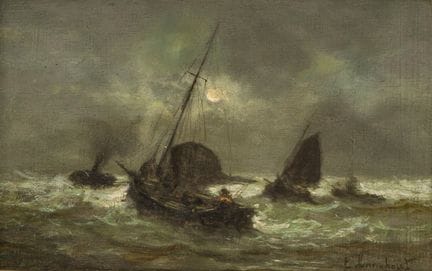Edward Moerenhout (1801–1893): Meereslandschaft im