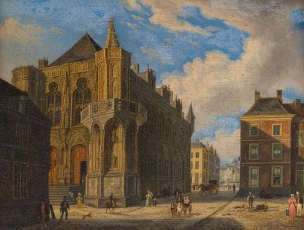 Augustus Wynantz (1795–1848): Lebendige Ansicht vo