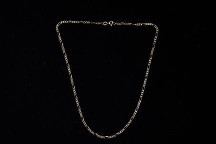 Collier en or jaune et blanc 18 carats, XXe siècle