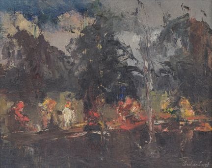 Frédéric de Smet (1876–1948): „Le jet d’eau (au ja