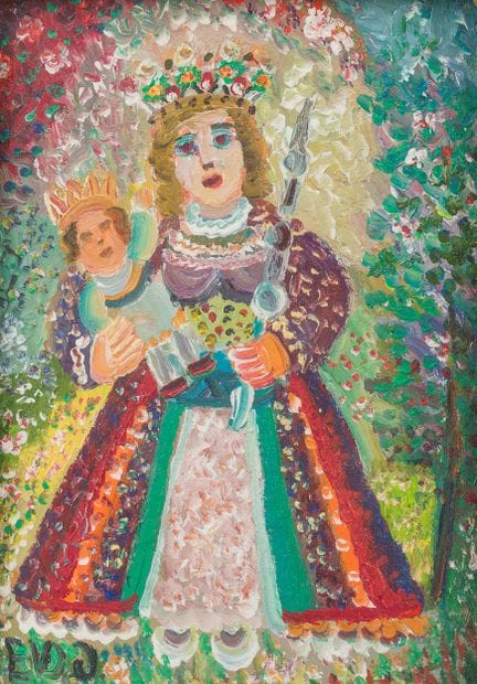 Ernest Van den Driessche (1894–1985): Madonna mit 
