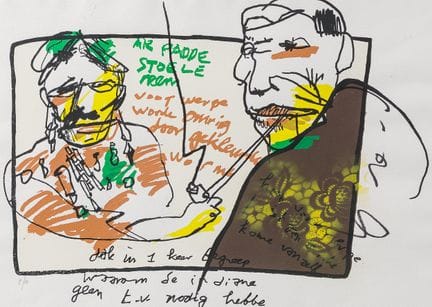 Herman Brood (1946–2001): „Paddo’s“, Farbsiebdruck