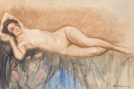 Philippe Swyncop (1878–1949): Liegender weiblicher