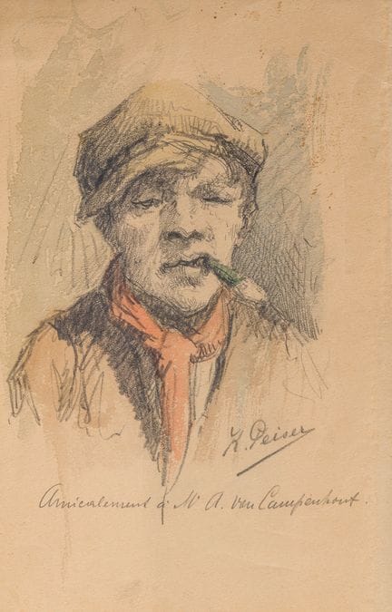 Kurt Peiser (1887–1962): Porträt eines Hafenarbeit