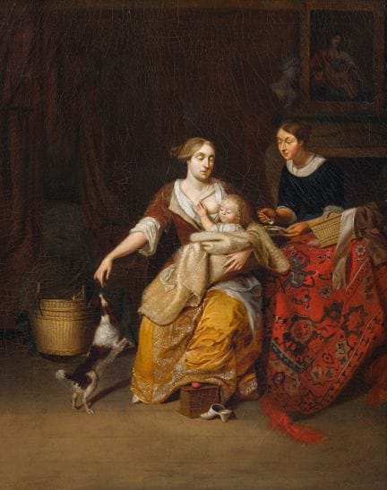 Jan Verkolje (1650–1693, Anhänger von): Frau, die 