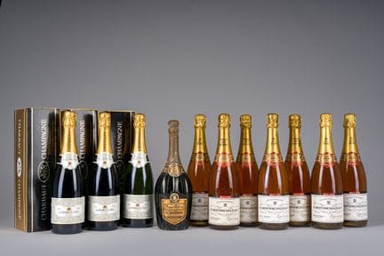 1970-1976 Collection variée de champagnes, A. Roth